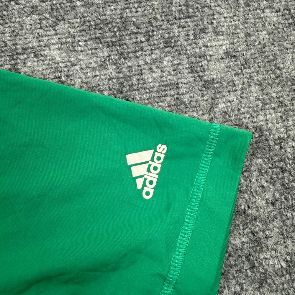 Adidas Golf Polo Shirt 3XL Green Aviara Puremotion Short‎ Sleeve Men's